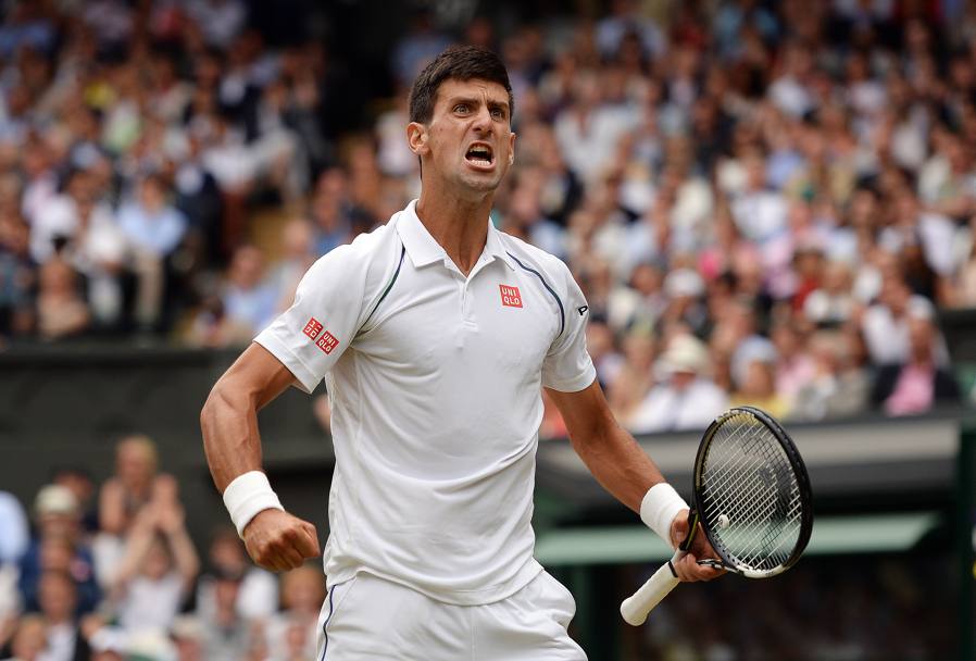Prova di forza di Novak Djokovic sull&#39;erba di Wimbledon: anche Londra  conquistata. Action